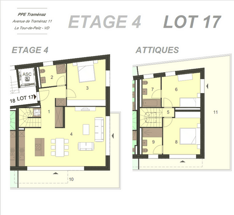 Plan Attique Lot 17