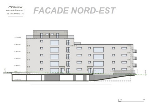 Plan Façade Nord-Est