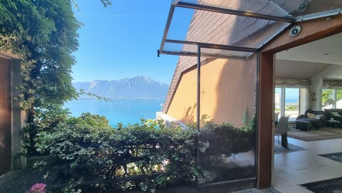 Attique Territet Vue de La Petite Terrasse