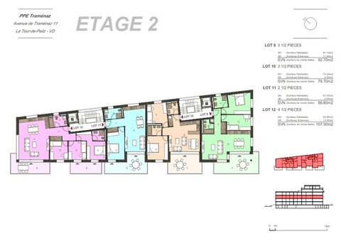 Plan 2ème Etage